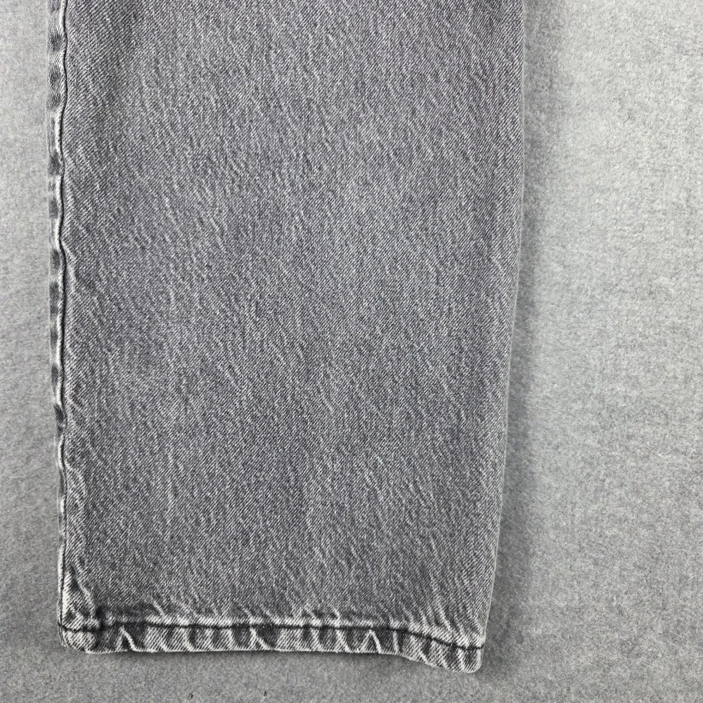 Levis‎ 505 Regular Fit Mens 40x36 Gray Good Faded Straight Leg Jeans